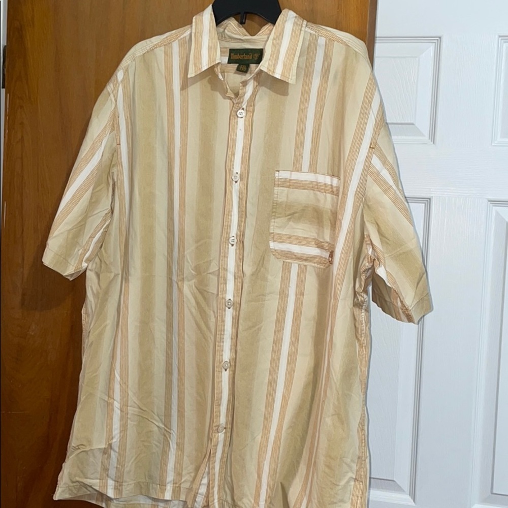 Timberland button down short sleeve